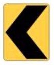 Figure of Chevron Alignment Sign (W1-8) Figure of Chevron Alignment Sign (W1-8)